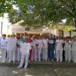 Протест против насилство врз лекарите - Валандово